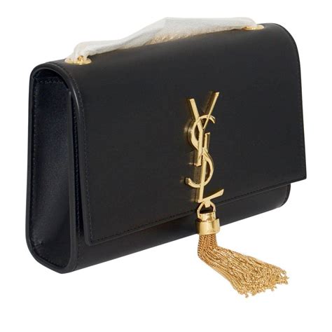 Yves Saint Laurent Small Kate Tassel Bag, Black 